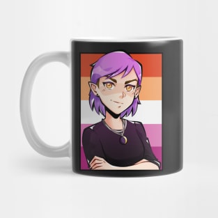 Amity Blight lesbian flag Mug